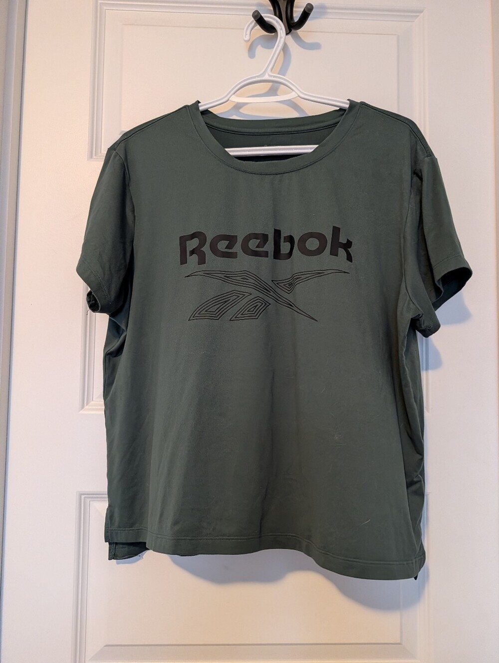 Reebok Short Sleeve Logo Tee - Olive Green